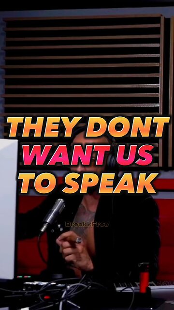 They Don't Want Us to Speak! #shorts #andrewtate #trending #fyp