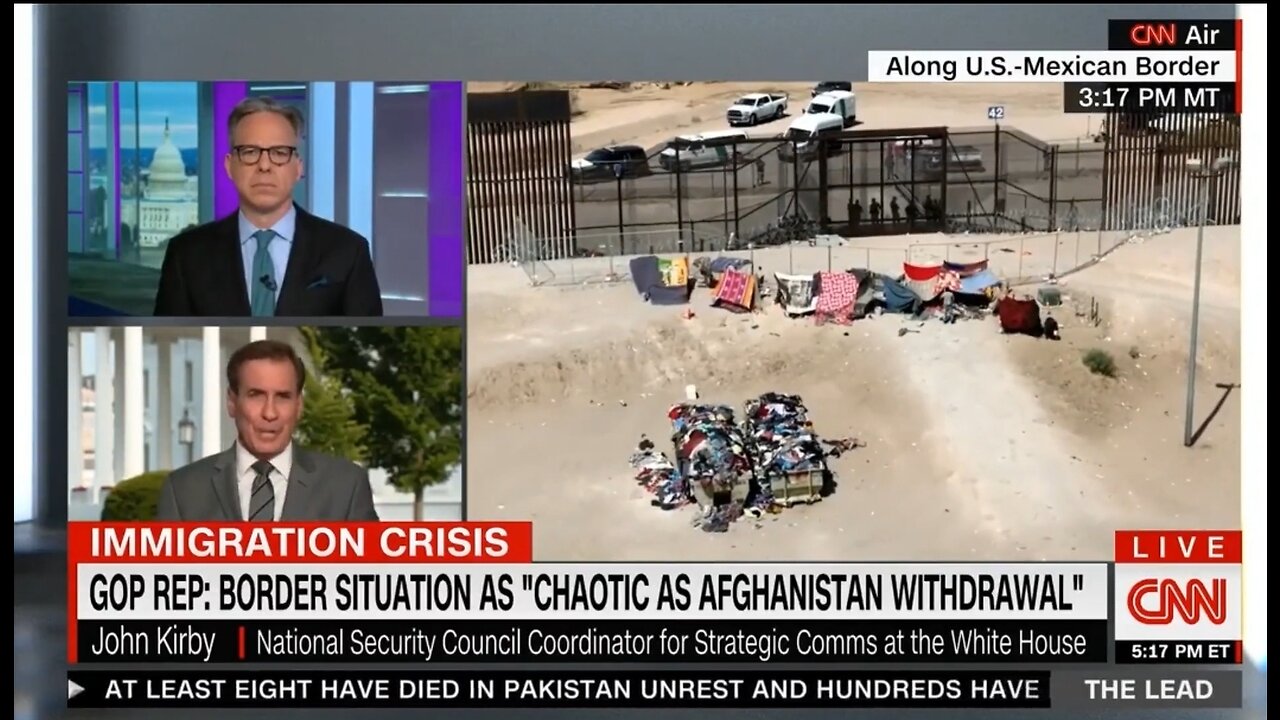 As Chaos Ensues At The Border, John Kirby Says There's No Chaos