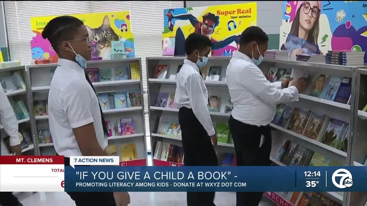 WXYZ-TV giving away more than 12K books to children through 'If You Give A Child A Book' campaign