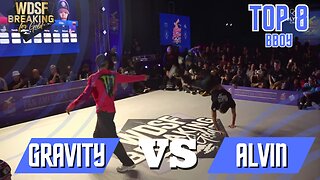 BBOY GRAVITY VS BBOY ALVIN | TOP 8 | WDSF PAN AMERICAN BREAKING CHILE 2023