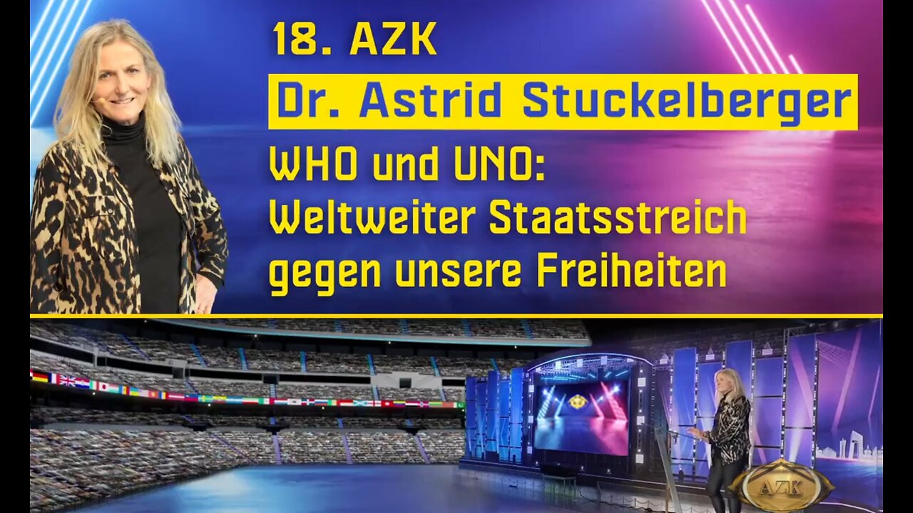 Dr. Astrid Stuckelberger: "Die WHO, die UNO - Plan eines weltweiten Staatsstreichs"