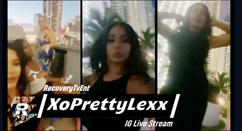 Alexis aka XoPrettyLexx twerking with friends