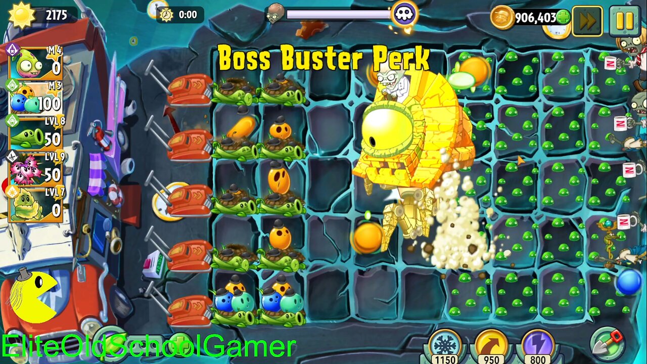 Plants vs Zombies 2 - Zomboss - Seedium Showcase - Sling Pea - August 2024