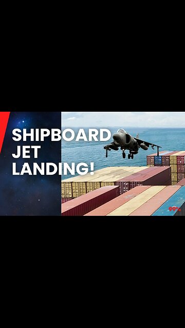 Pilot Lands $7M Jet on Cargo Ship in Daring Mid-Sea Maneuver!