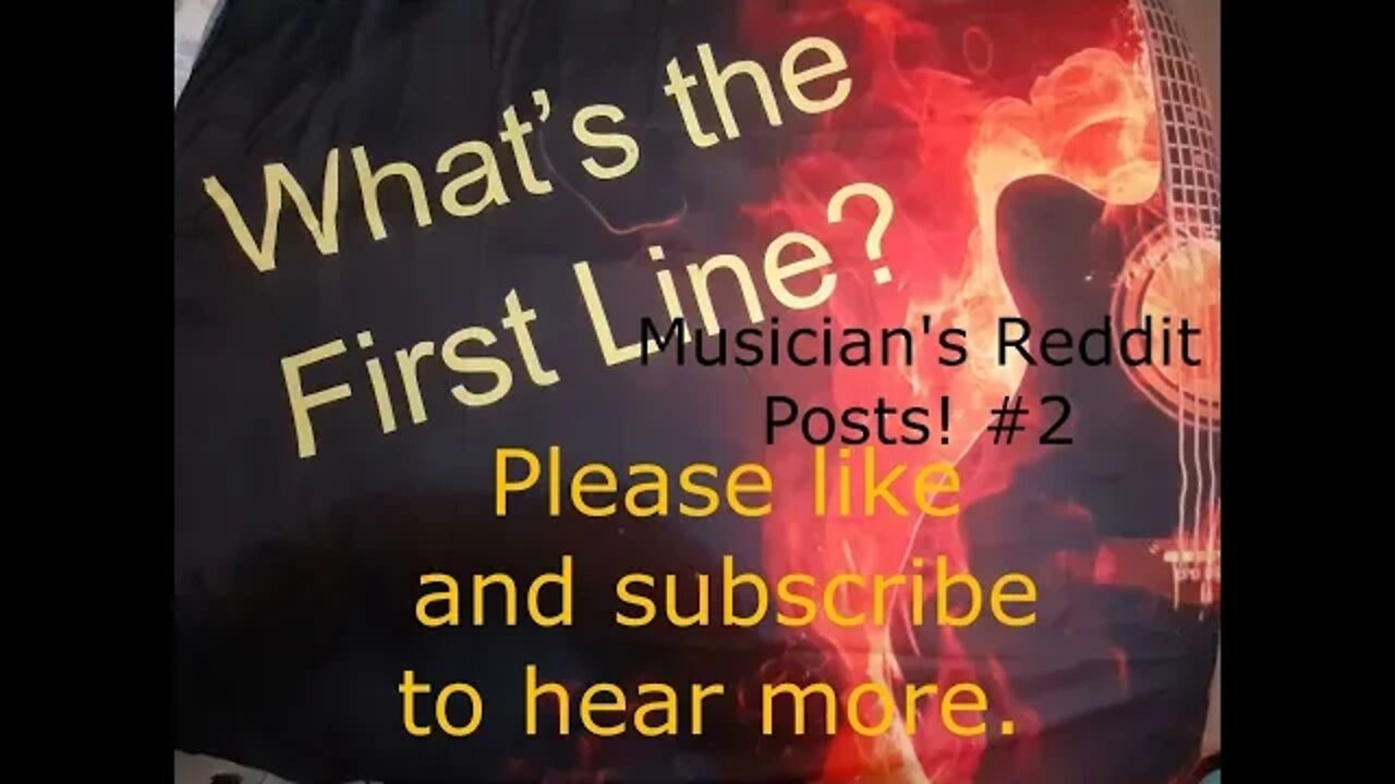 WTFL? Musician's Reddit Posts #2 misc gigs