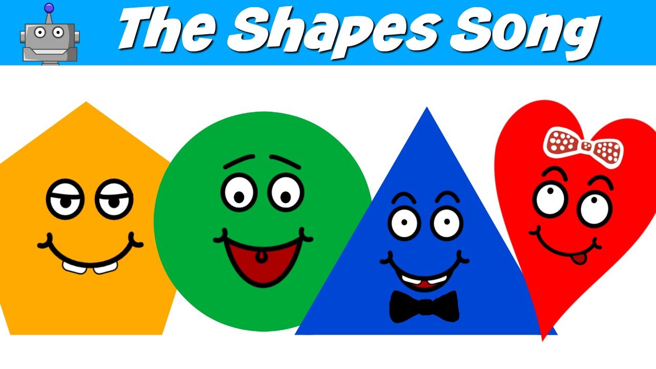 THE SHAPES SONG | KIDS SONGS | LEARN SHAPES | NURSERY RHYMES