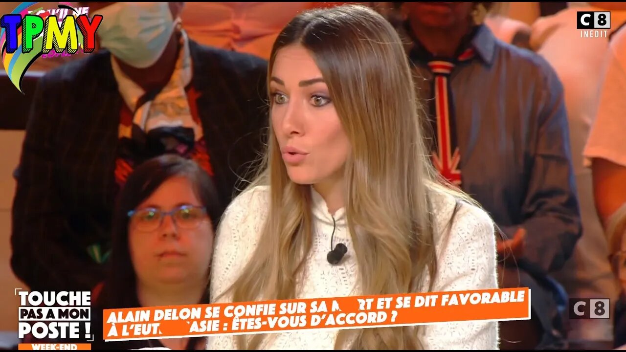 Delphine en direct tpmp dit qu'elle voulait ...son grand père débat #tpmp #hanouna