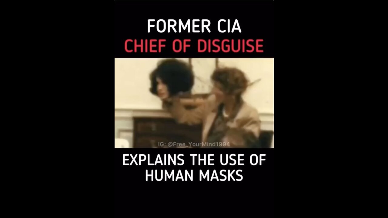 The CIA's Use of Human Masks