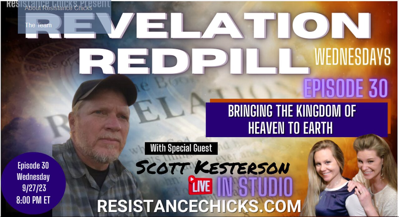 Pt 1 REVELATION REDPILL EP 30 Live In Studio with Scott Kesterson BardsFM