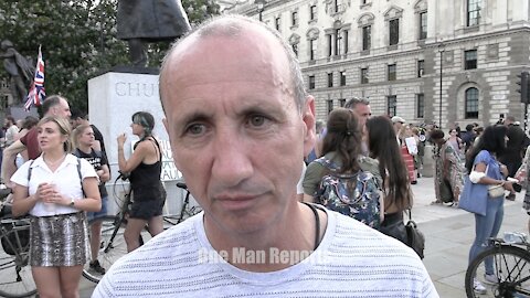 Mark Sexton gives update at Parliament Square