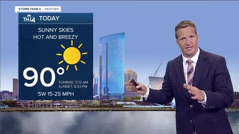 Gradual cool down continues, beautiful Friday afternoon in store