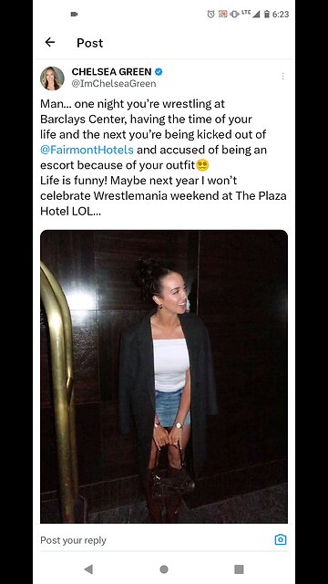 WWE Chelsea Green Not Happy With Plaza Hotel