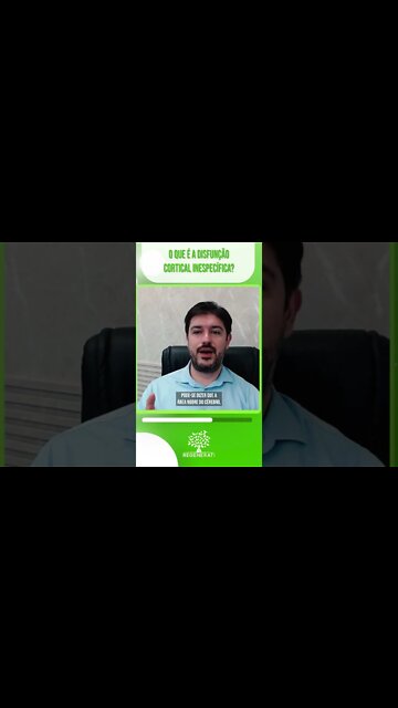 O Que é Disfunção Cortical Inespecífica #Shorts