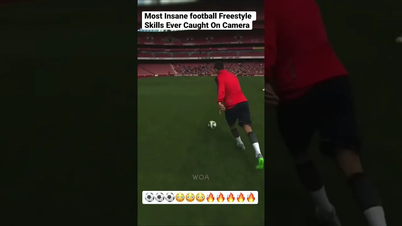 Most Insane football Freestyle Skills Ever Caught On Camera #shorts #football #footballfreestyle