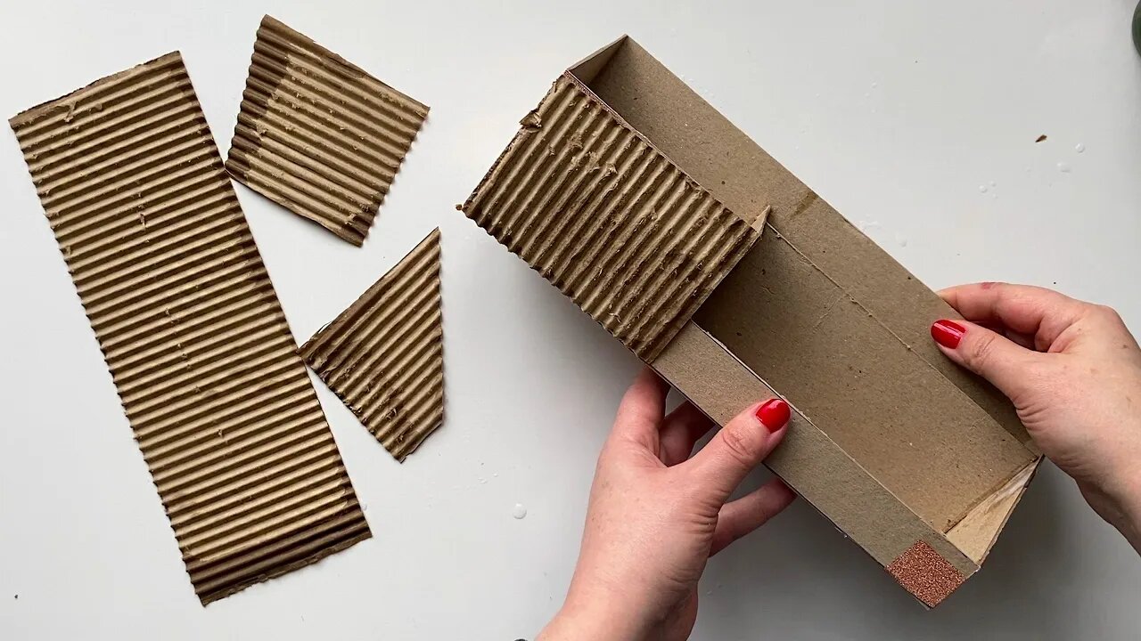 DIY Cardboard Organizer