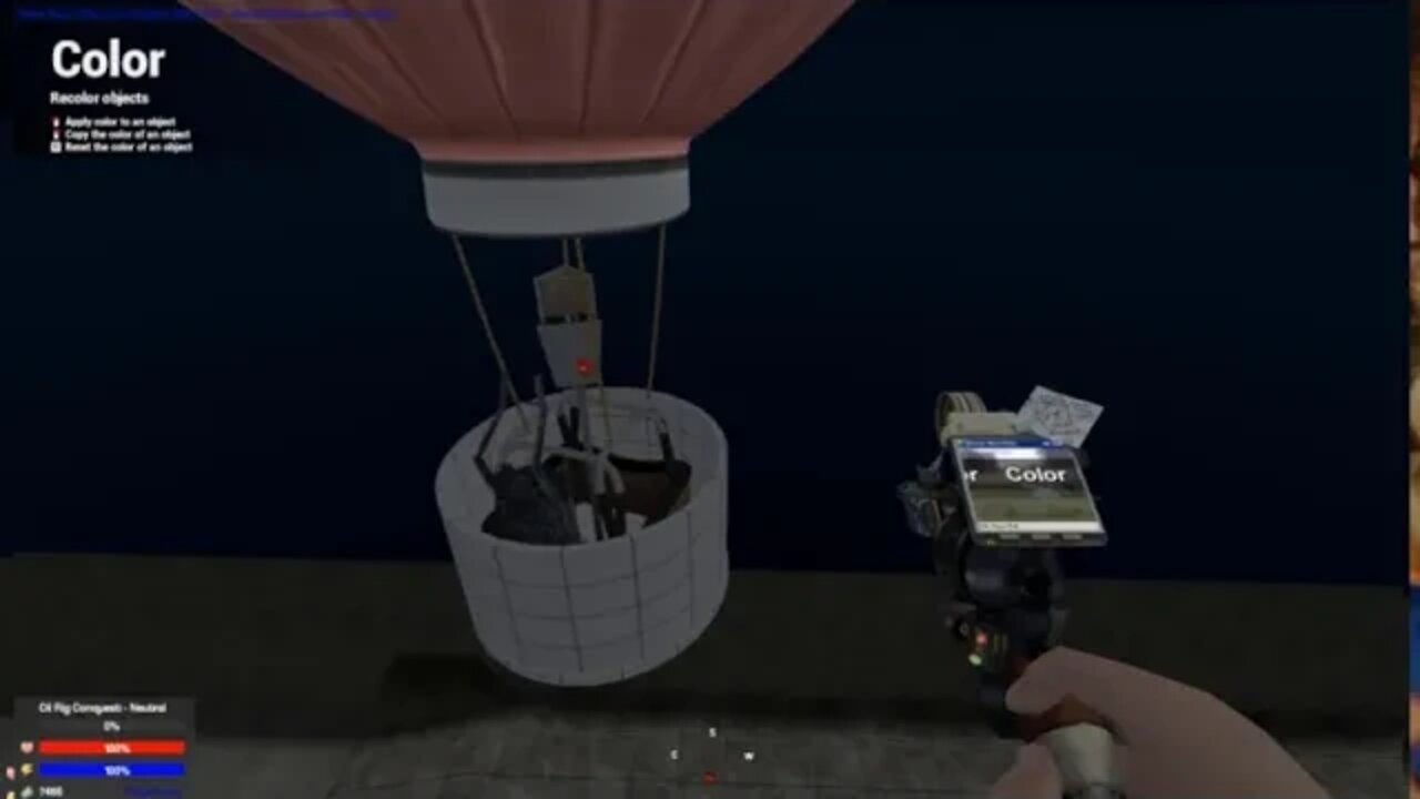 Building a Hot Air Balloon in Garry's Mod