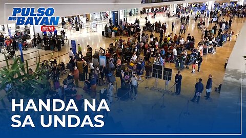 NAIA Terminals, handang-handa na sa pagdagsa ng mga pasahero na babiyahe para sa BSKE at Undas