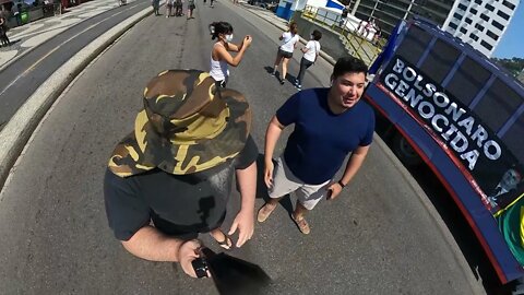 Microfestação do MBL. Ainda tentei esticar o vídeo.