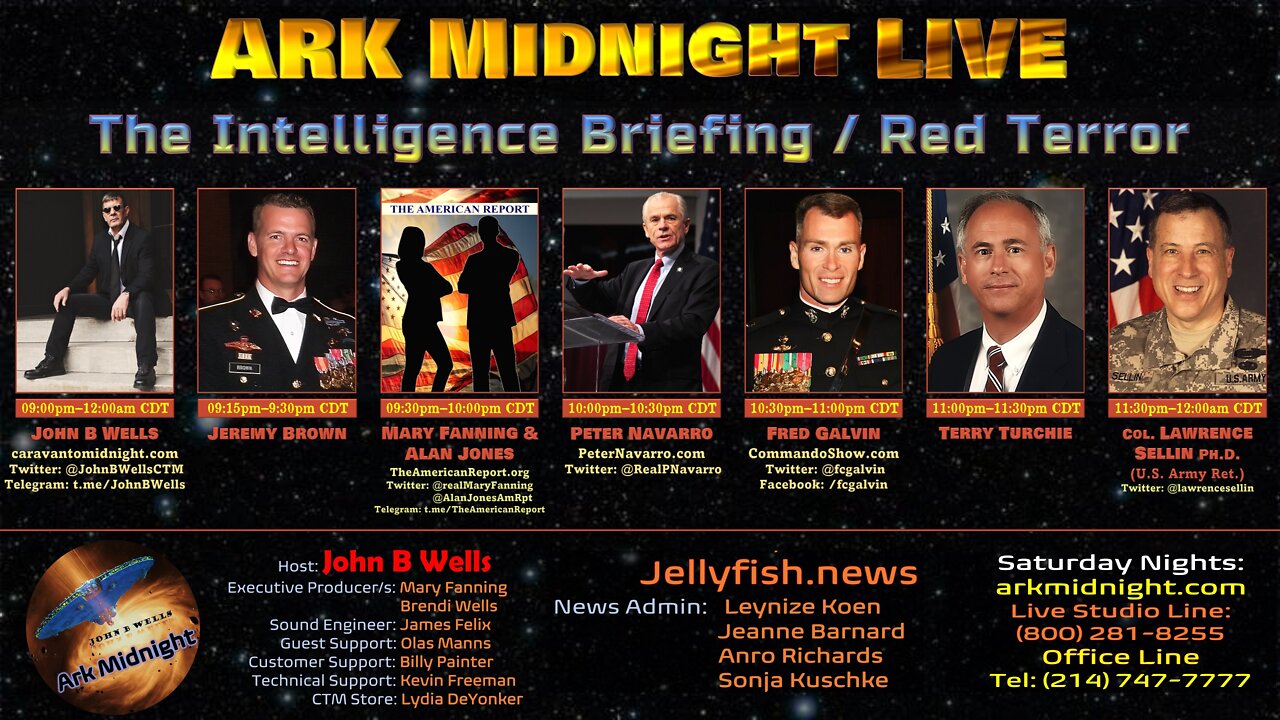 The Intelligence Briefing / Red Terror - John B Wells LIVE