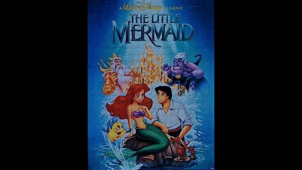 The Little Mermaid 500 Piece Jigsaw Puzzle Time Lapse