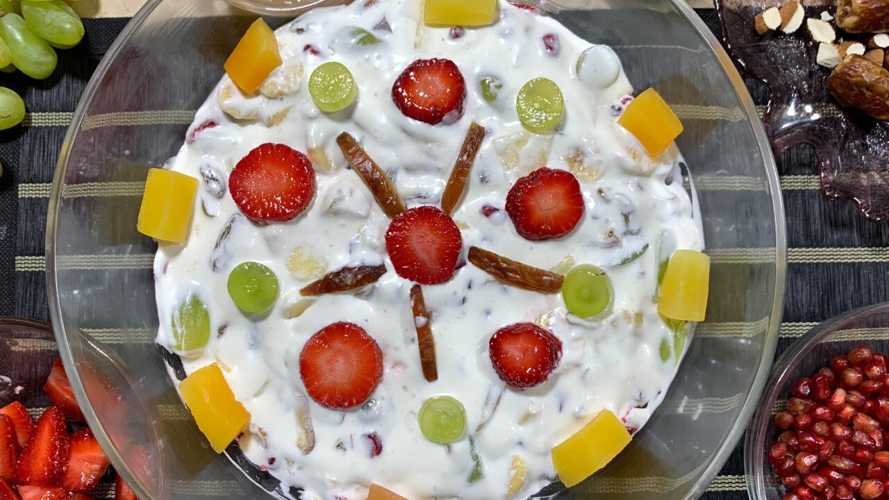 Creamy Fruit Chaat Recipe (Special Recipe) By SS Kitchenette