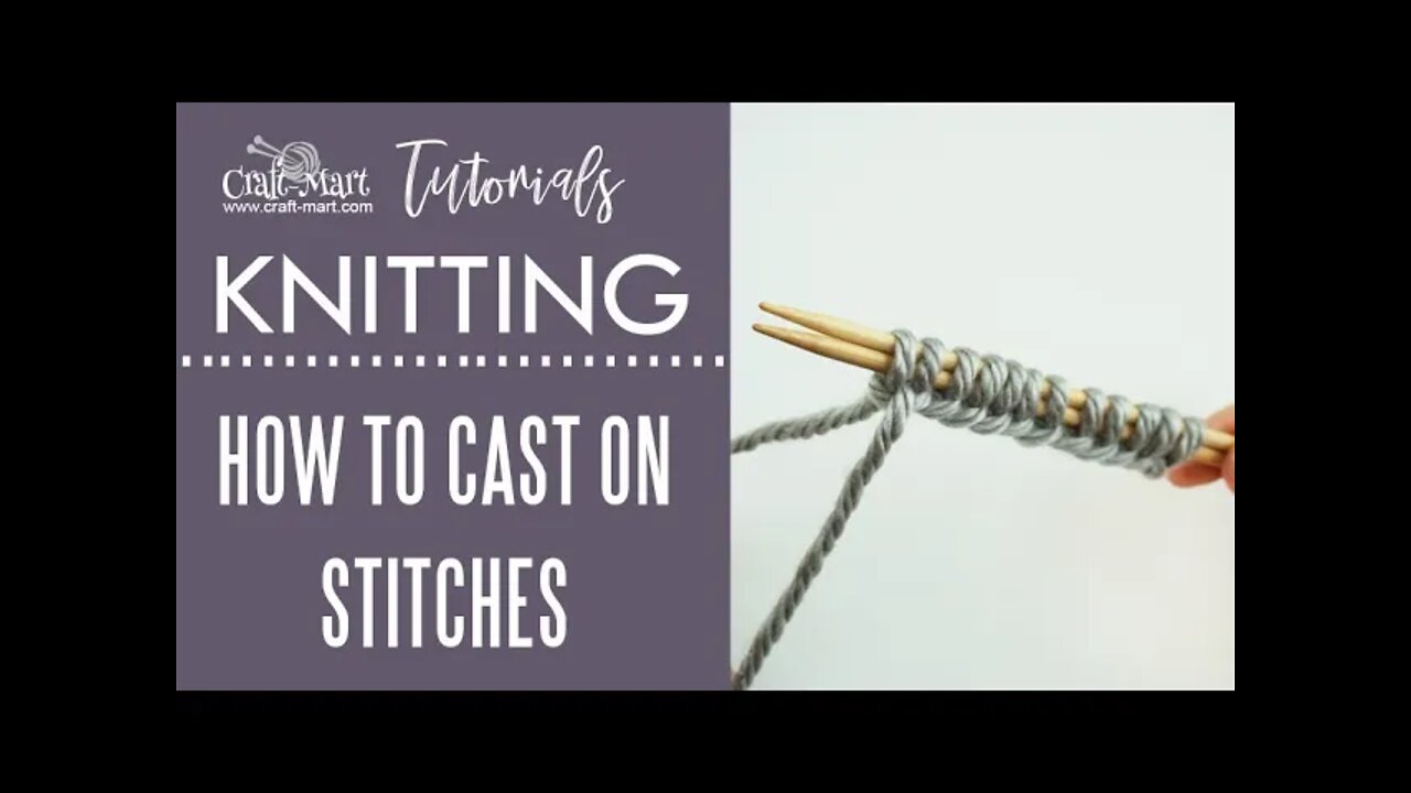 How to cast on stitches for knitting