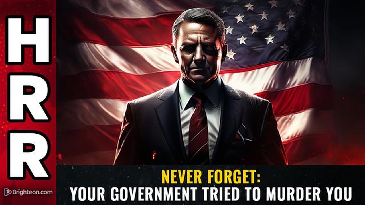 NEVER FORGET: YOUR GOVERNMENT TRIED TO MURDER YOU