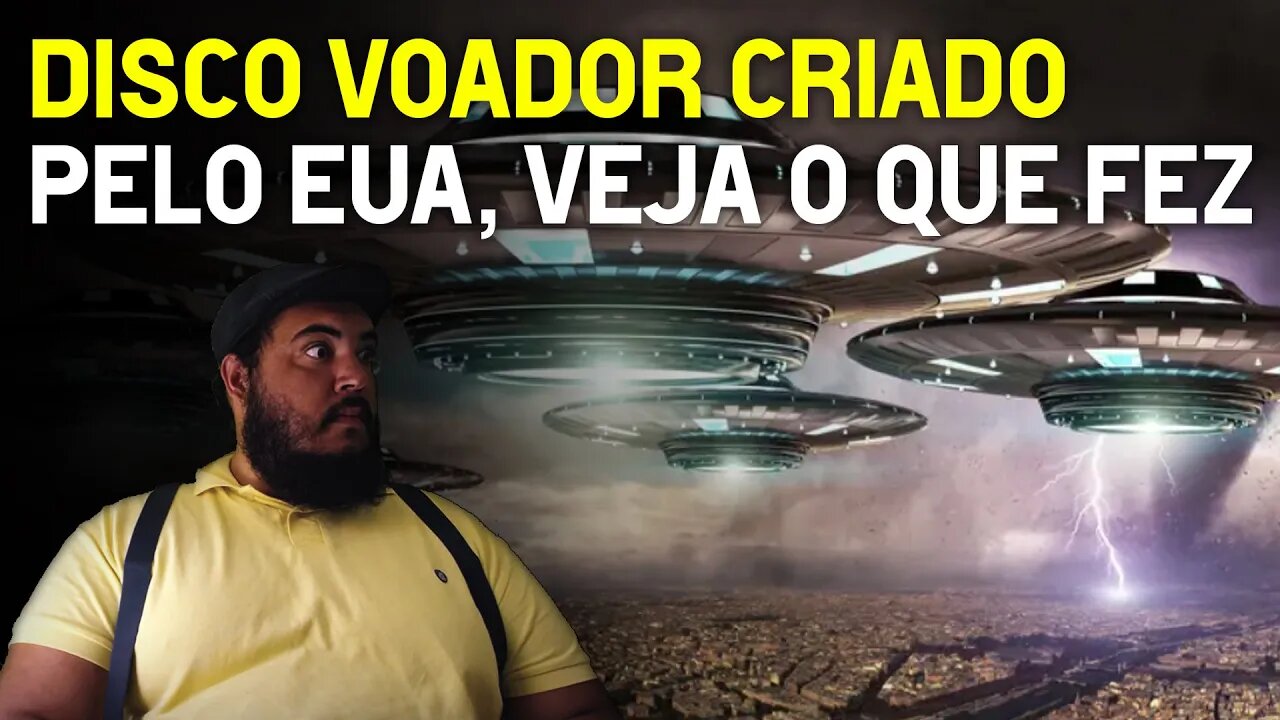 DISCO VOADOR CRIADO PELO EUA