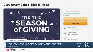 School psychologist raising money for gifts