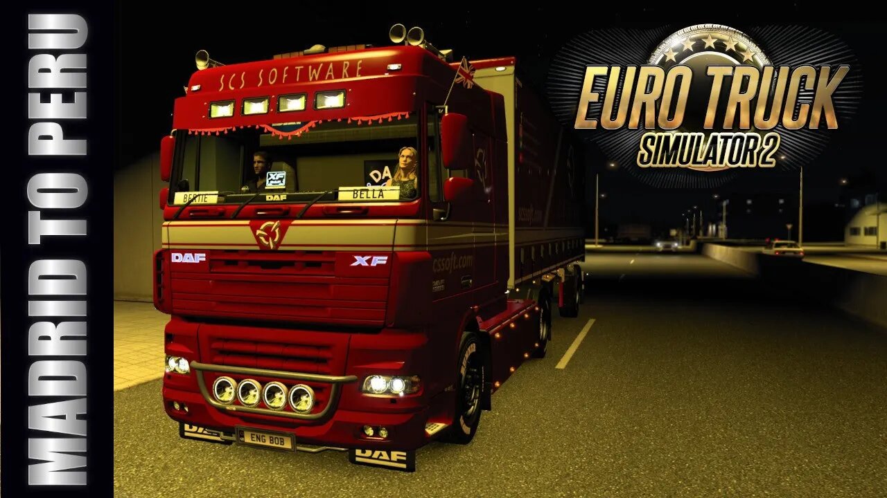 ETS2 1.40 Madrid to Peru 175Hr Drive LIVE #3 (Euro Truck Simulator 2)