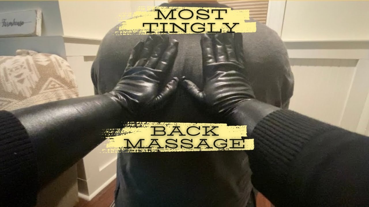 ASMR BACK MASSAGE ON A REAL PERSON FAST AND AGGRESSIVE@ FOR THE MOST TINGLY SLEEP