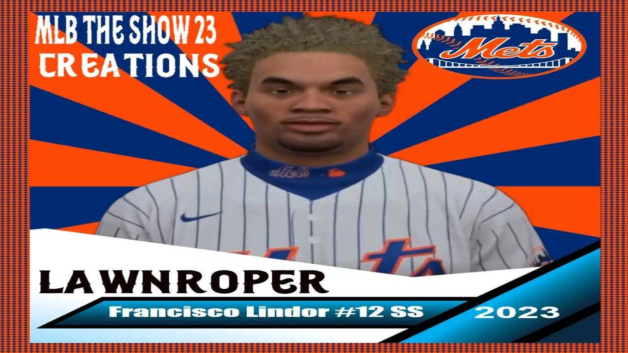 MLB The Show 23 Francisco Lindor Creation