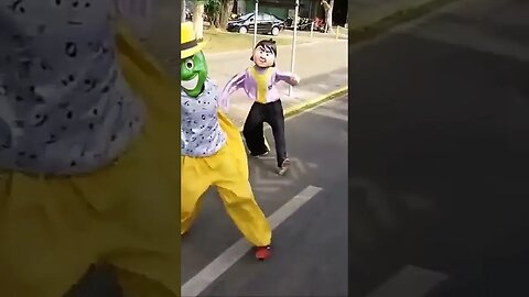 DANÇARINOS SUPER NINJAS DA CARRETA DA ALEGRIA FURACÃO, DANÇANDO FOFÃO, O MÁSKARA, BEN10 E PATATI