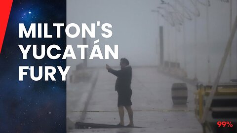 Milton's Wrath: Yucatán Peninsula Shaken by Hurricane Winds