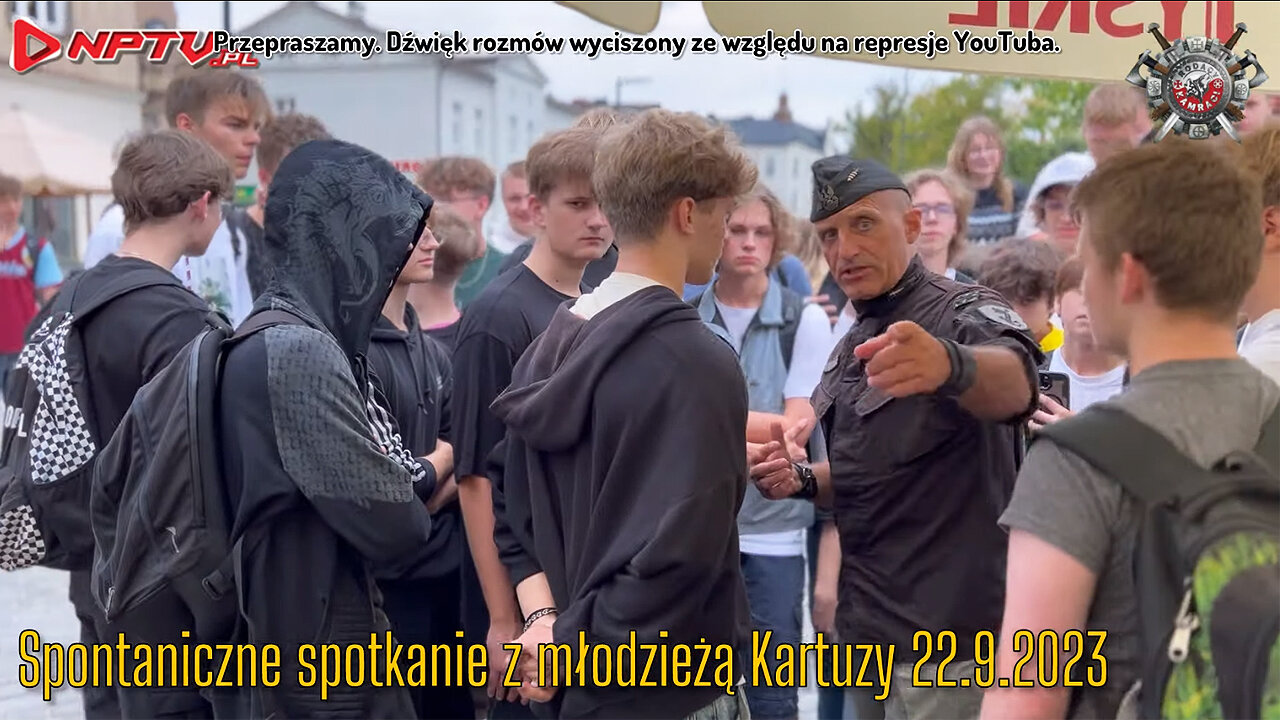 Kartuzy Spontaniczne spotkanie z młodzieżą Tu jest Polska! ŚWO