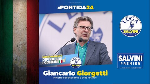 🔴 Giancarlo Giorgetti - #Pontida #Pontida2024