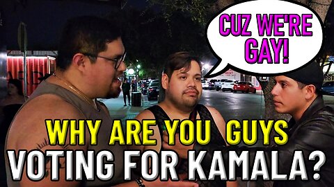 Who are Mexican American Voting for? - Boarder Town Street Interviews (Trump vs Kamala)