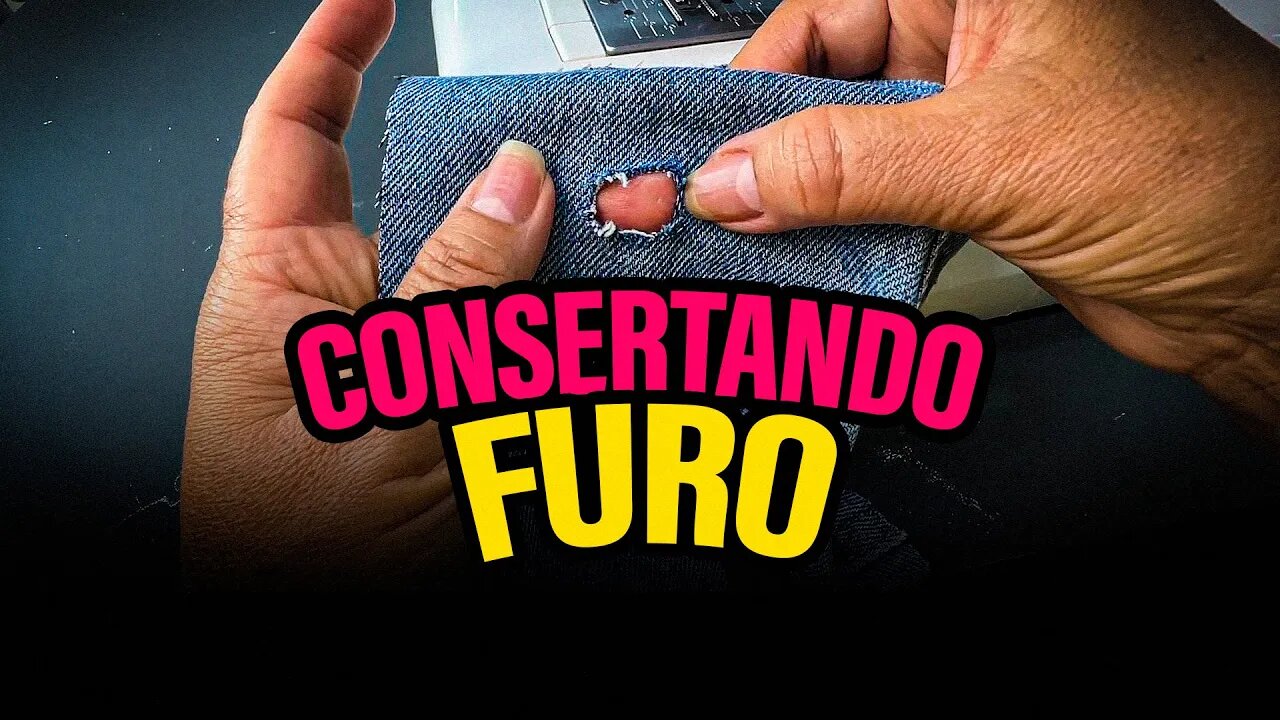 Como consertar um furo/rasgo em uma peça | Passo a passo completo