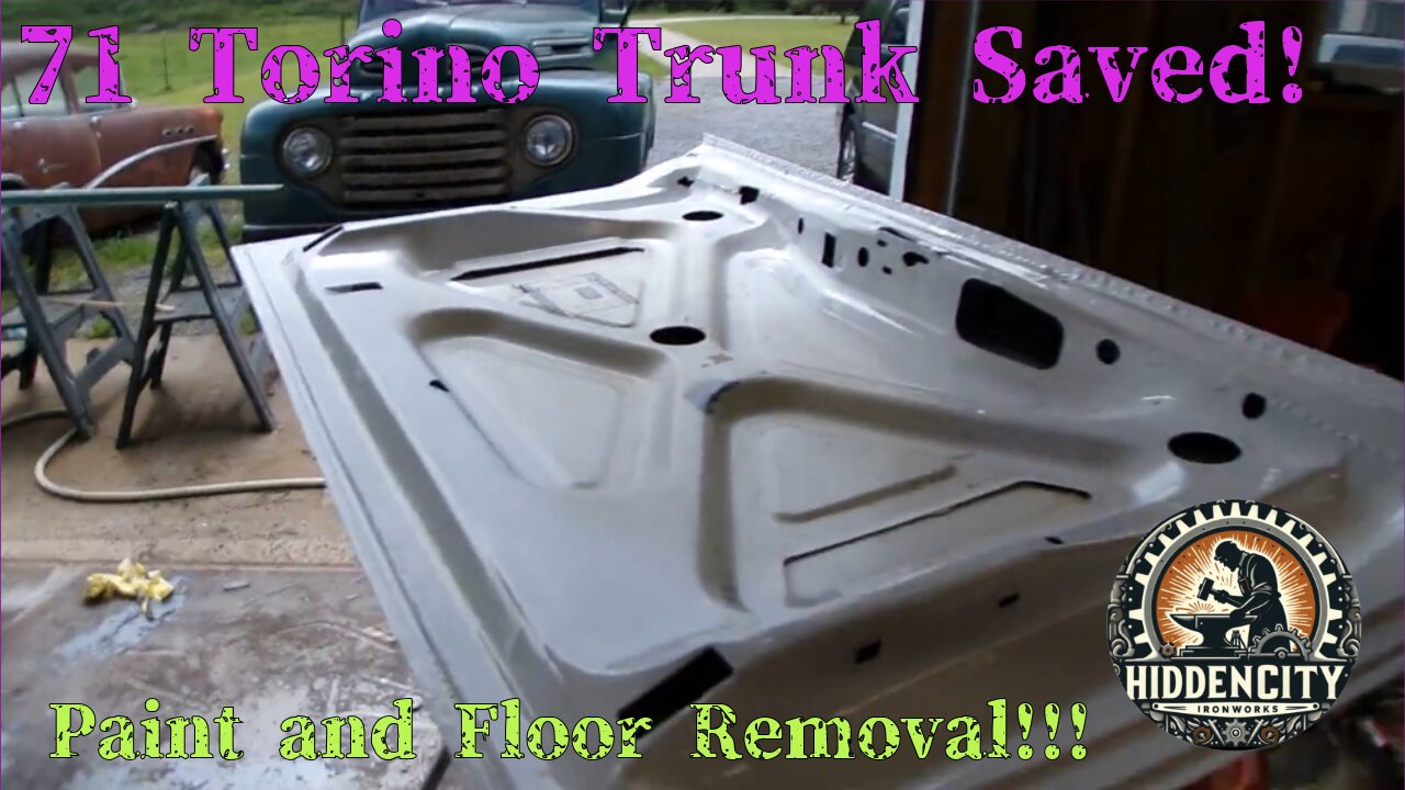 71 Torino GT Trunk FIXED! AMD Floor Pan prep!