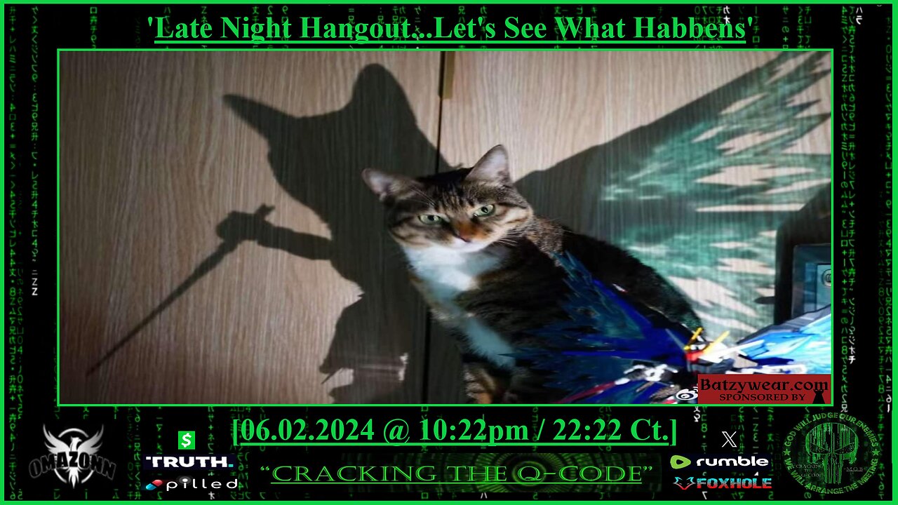 "CRACKING THE Q-CODE" - 'Late Night Hangout...Let's See What Habbens'