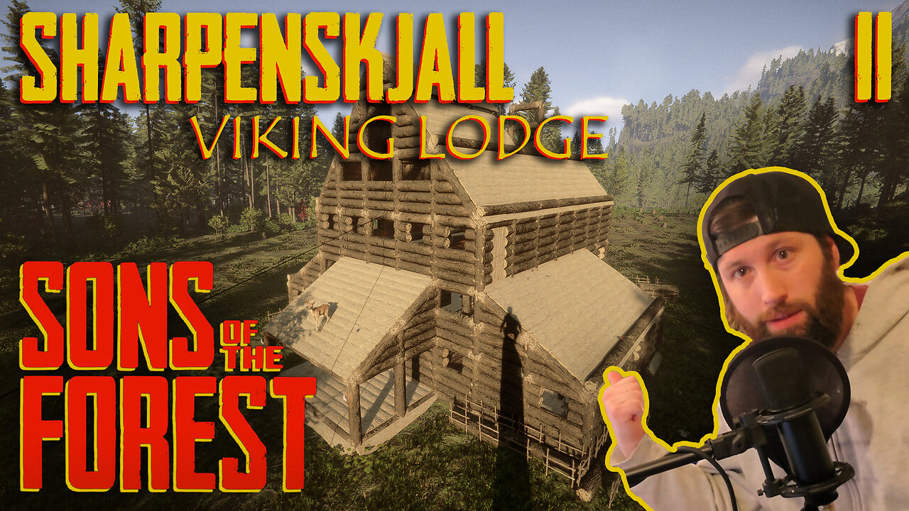 SharpenSkjall - Viking Lodge Build II - Sons of the Forest