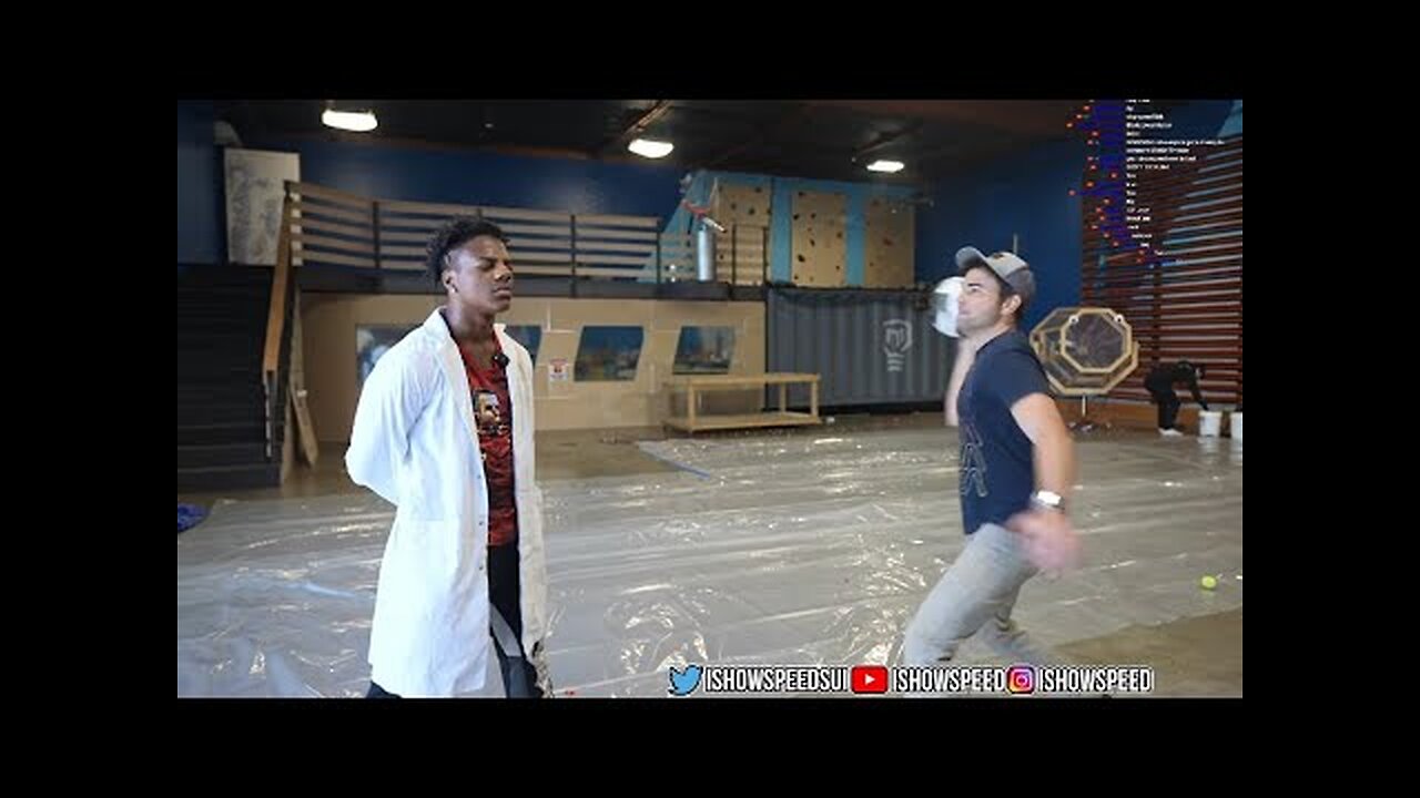 Speed Gets Hit With A Soccer Ball In Slow Motion 😂