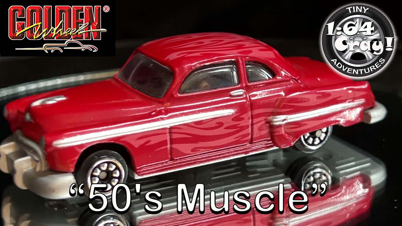 “50's Muscle” in Red Flames- Model by Golden Wheel