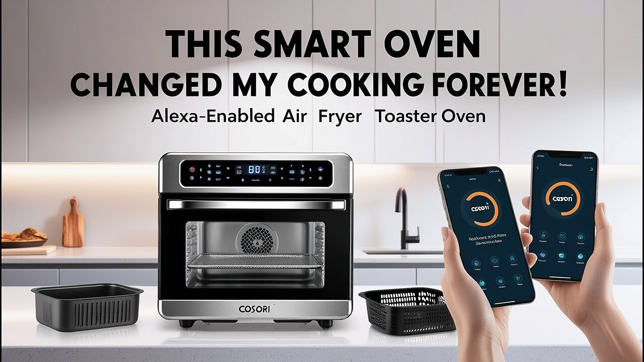 COSORI 11-in-1 Smart Oven | Best Alexa-Enabled Air Fryer Toaster Oven for Your Kitchen!