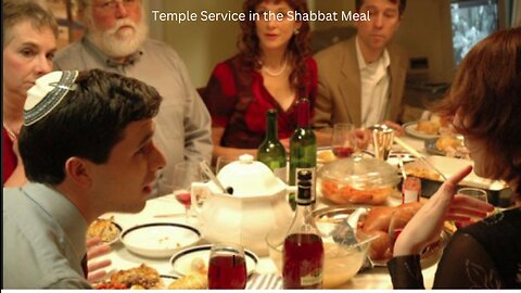 Who does the Shabbat time reflect the temple in ancient Israel