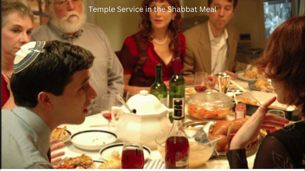 Who does the Shabbat time reflect the temple in ancient Israel