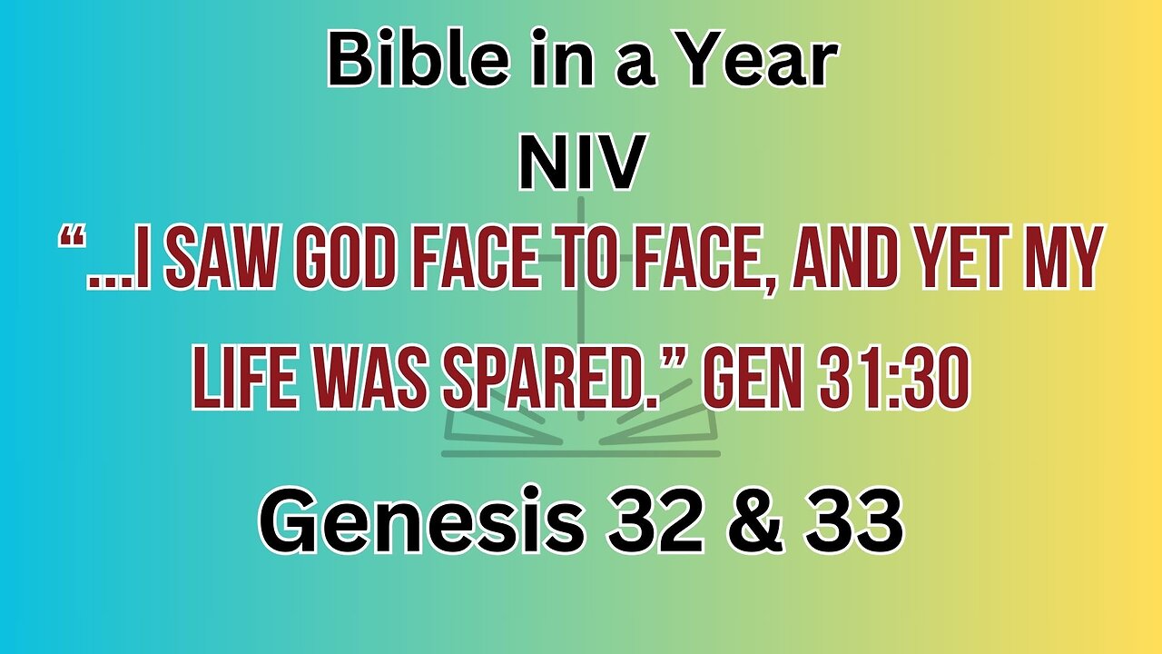 Genesis 32 & 33