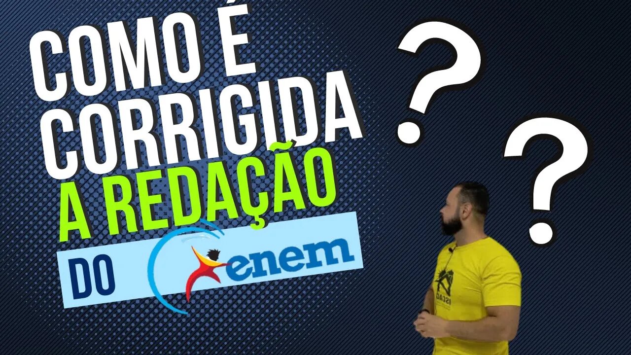 Como é corrigida sua redação do ENEM ? E como isso pode te ajudar (aula)