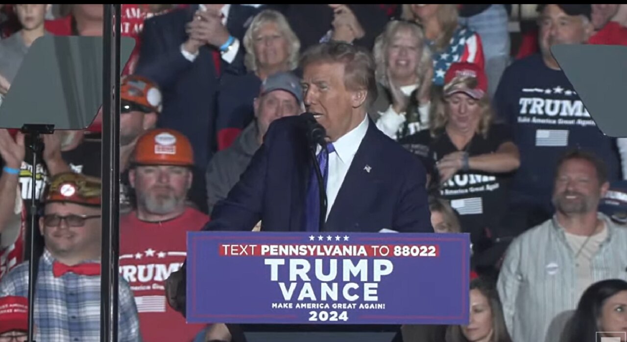 President Trump in Latrobe, PA