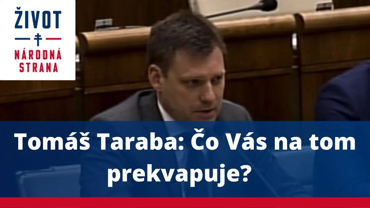 Tomáš Taraba: Čo Vás na tom prekvapuje ?